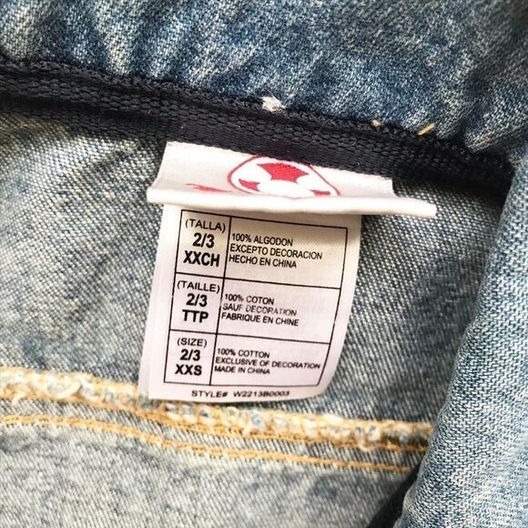 Disneystore jack skully denim jacket EUC XXS(2/3Y) - Picture 7 of 8